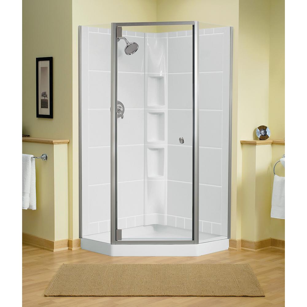 STERLING Solitare 297/16 in. x 721/4 in. NeoAngle Shower Door in