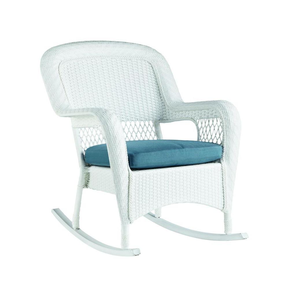 rocking wicker homedepot chair patio martha stewart living charlottetown washed outdoor weather chairs furniture