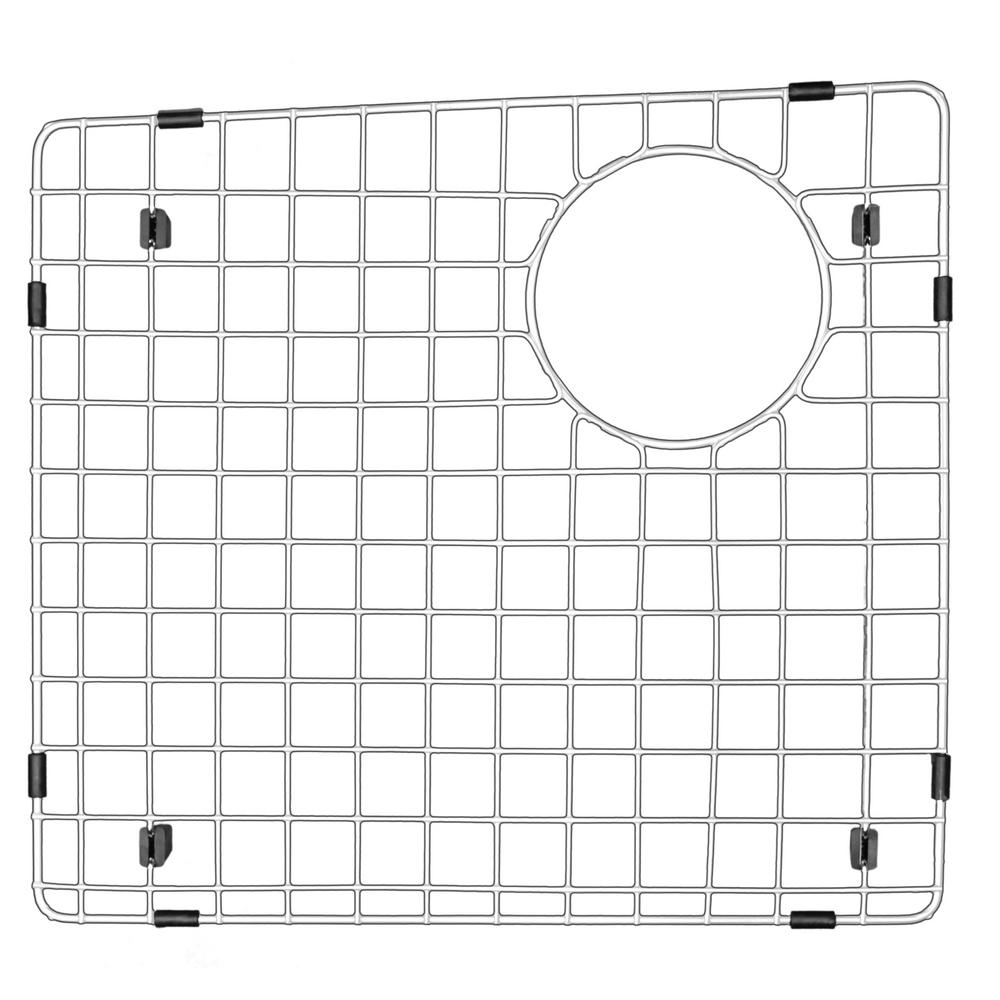 Left Karran Stainless Steel Bottom Grid 12 x 14-1//4 for QT-710 and QU-710