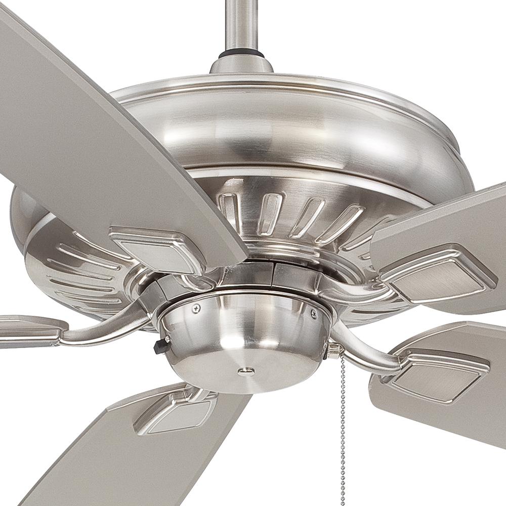 Minka Aire Sunseeker 60 In Indoor Outdoor Brushed Nickel Wet Ceiling Fan