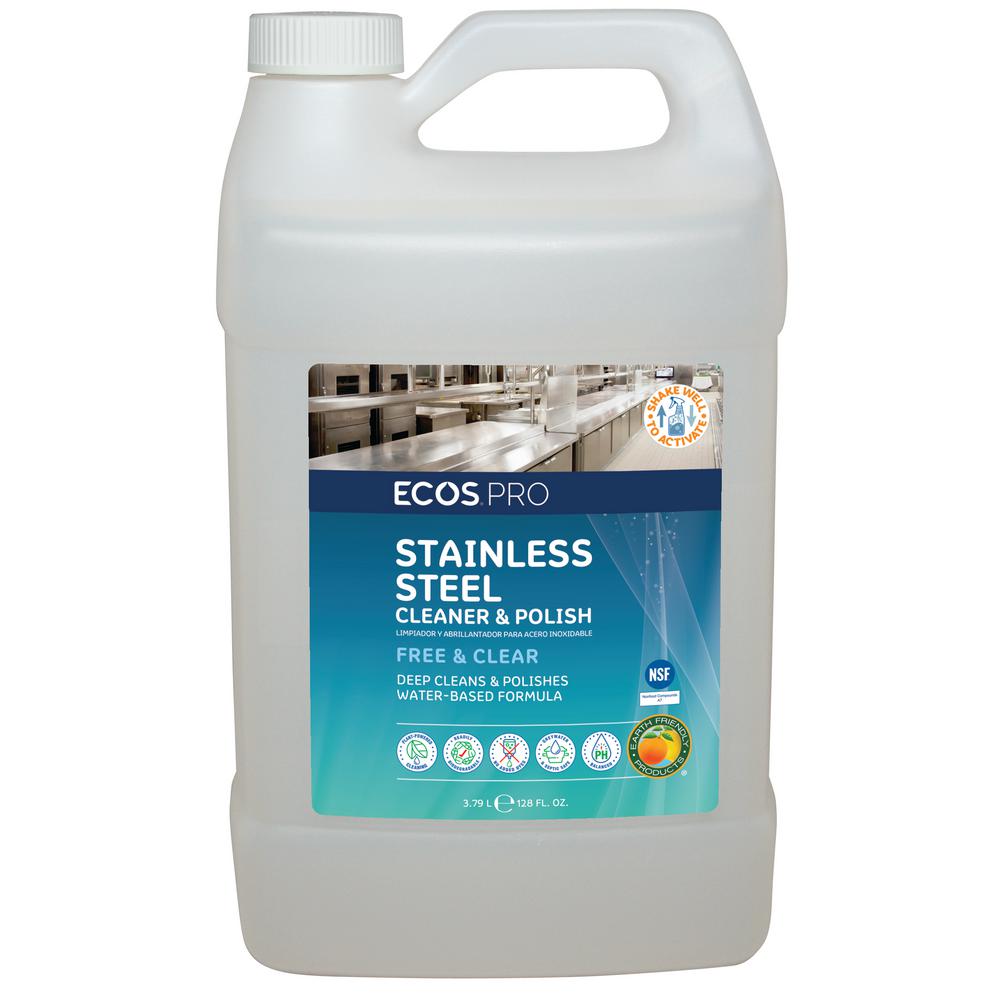 ECOS Pro 128 oz. Stainless Steel Cleaner and PolishPL9330/04 The