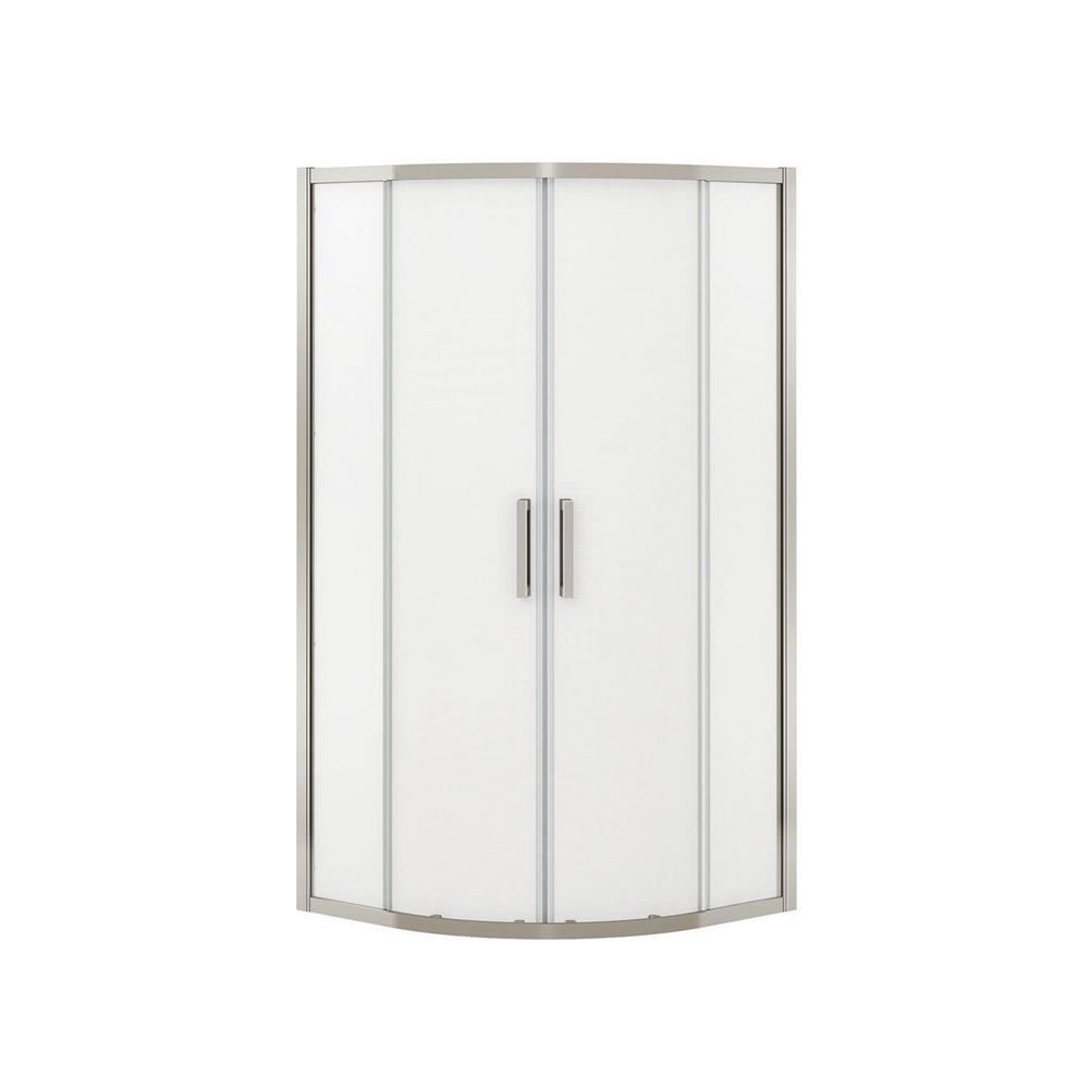 Maax 137210981 105 000 Nickel Mistelite Glass Intuition 36 Neo Maax Radia 40 In X 71 1 2