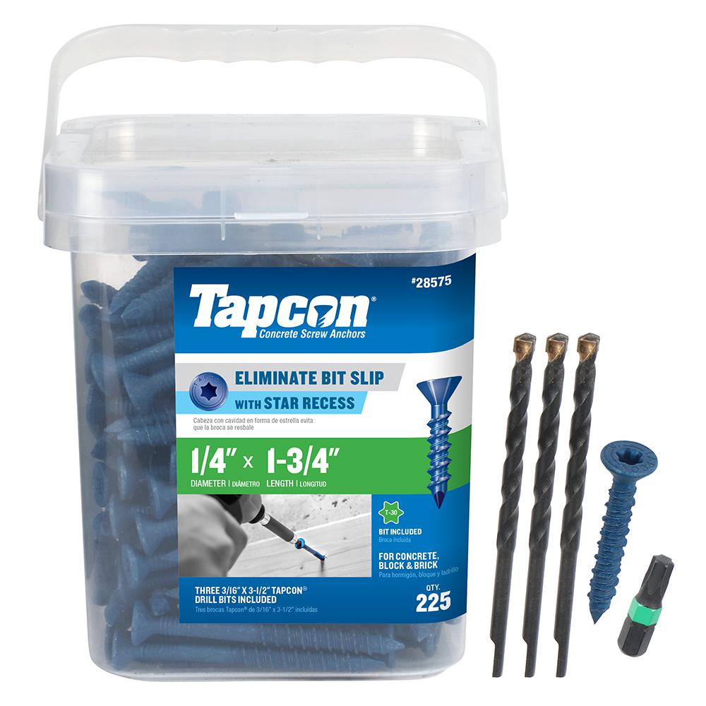 tapcon-1-4-in-x-1-3-4-in-star-flat-head-concrete-anchors-225-pack