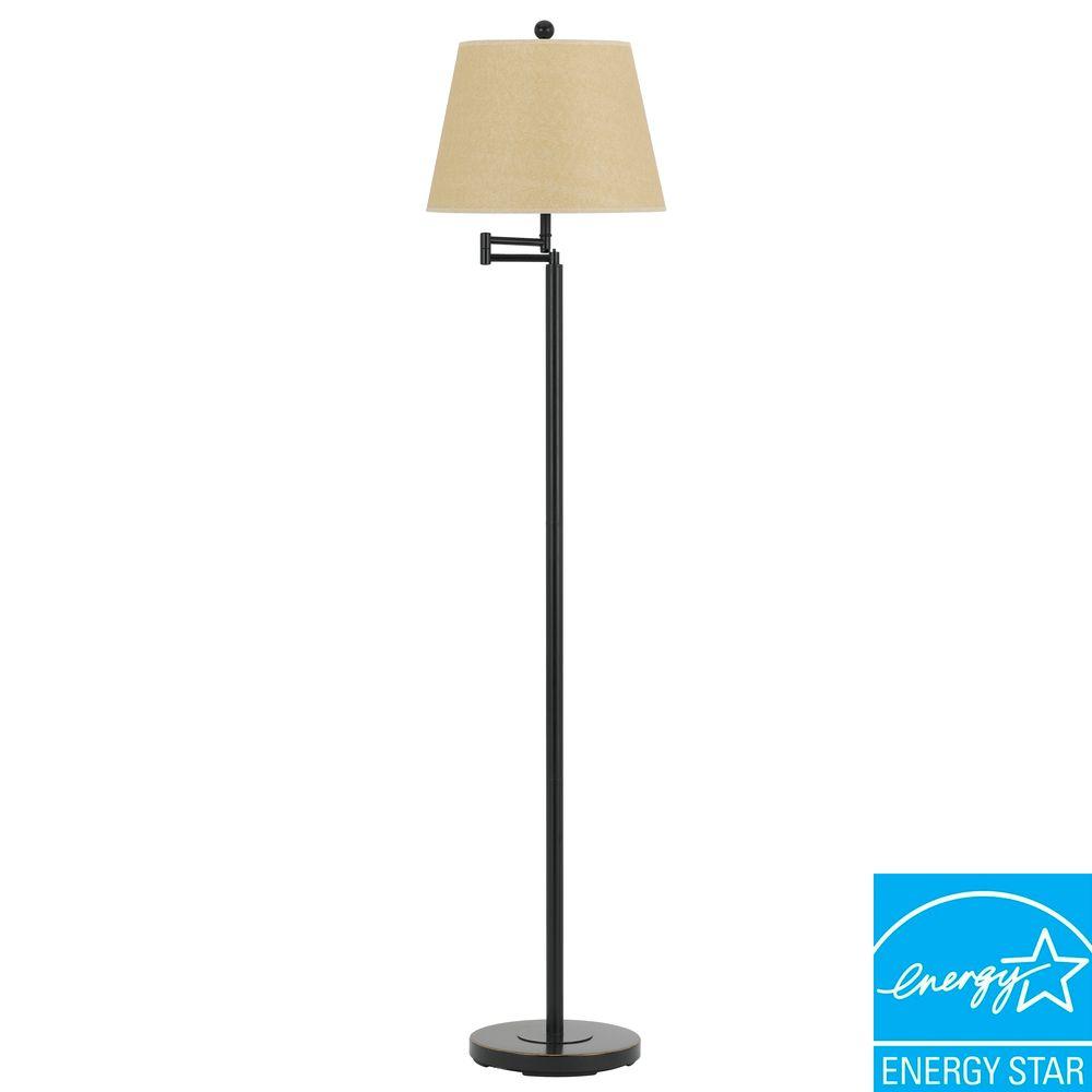 CAL Lighting 60 in. Andros Swing Arm Floor Lamp in Dark BronzeBO