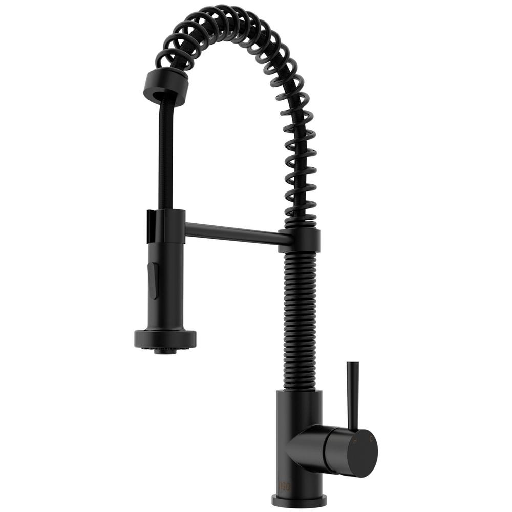  VIGO  Edison Single Handle Pull Down Sprayer Kitchen  Faucet  