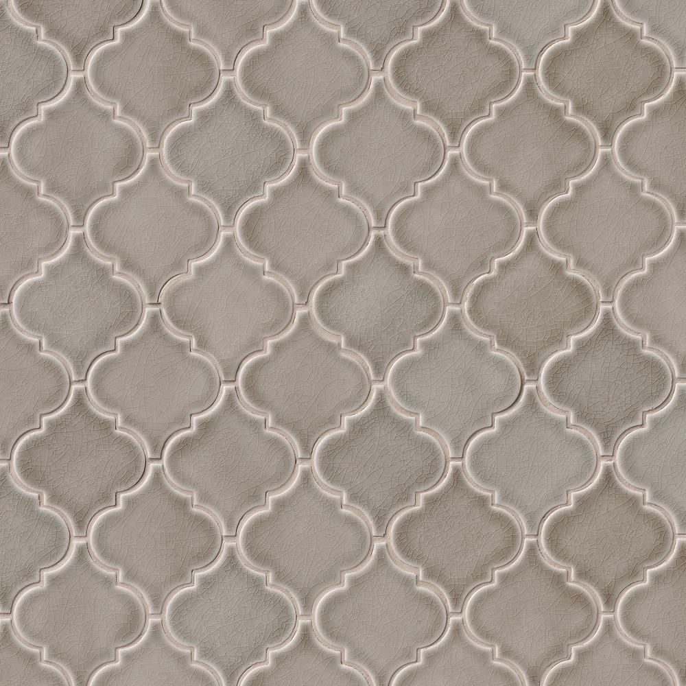 Arabesque Mosaic Tile The Home Depot - Gray Glass Arabesque Tile Backsplash Arabesque Mosaic Tile The Home Depot - Gray Glass Arabesque Tile Backsplash