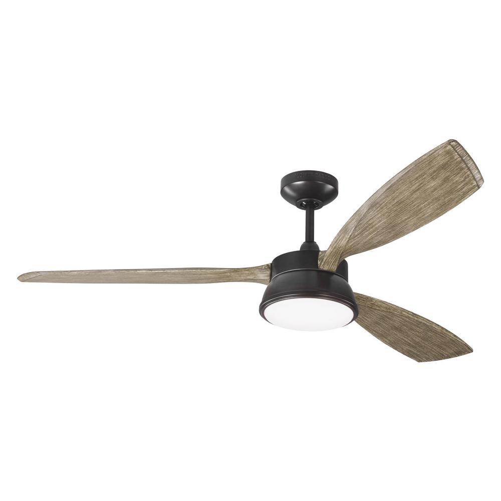 Monte Carlo Destin 57 in. Aged Pewter Ceiling Fan ...