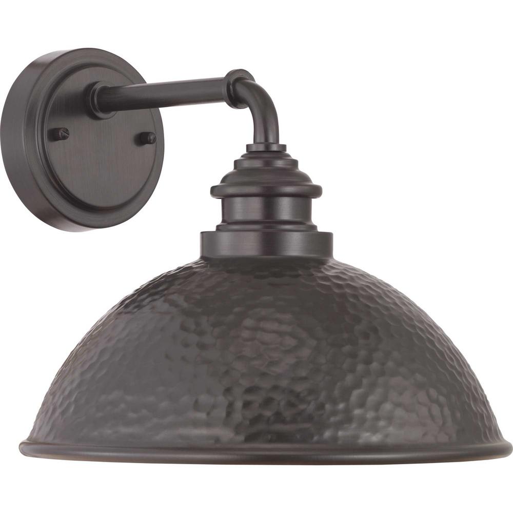 Progress Lighting Englewood 1 Light Antique Bronze Outdoor Wall Barn Sconce