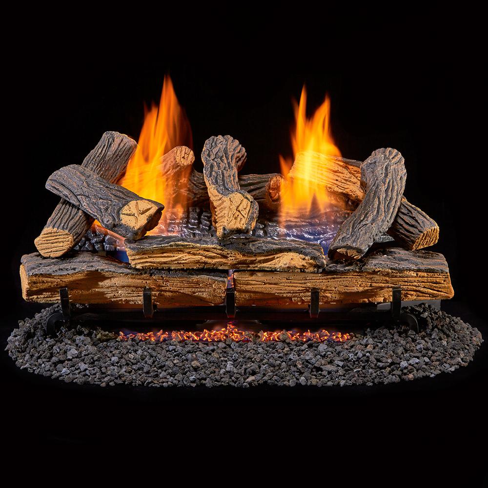 gas logs fireplace