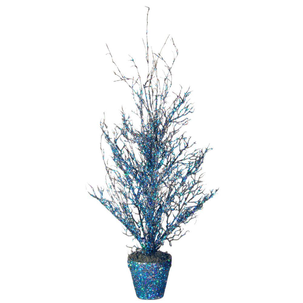 National Tree Company Halloween Accessories 26 In Black Tree Rah