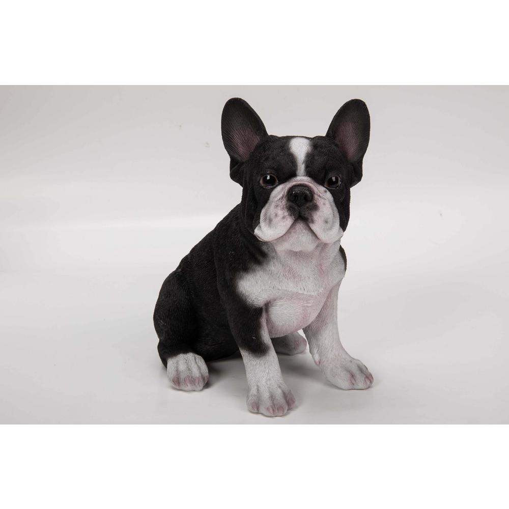 Hi Line Gift Black French Bulldog Puppy Statue 87771 03 The Home