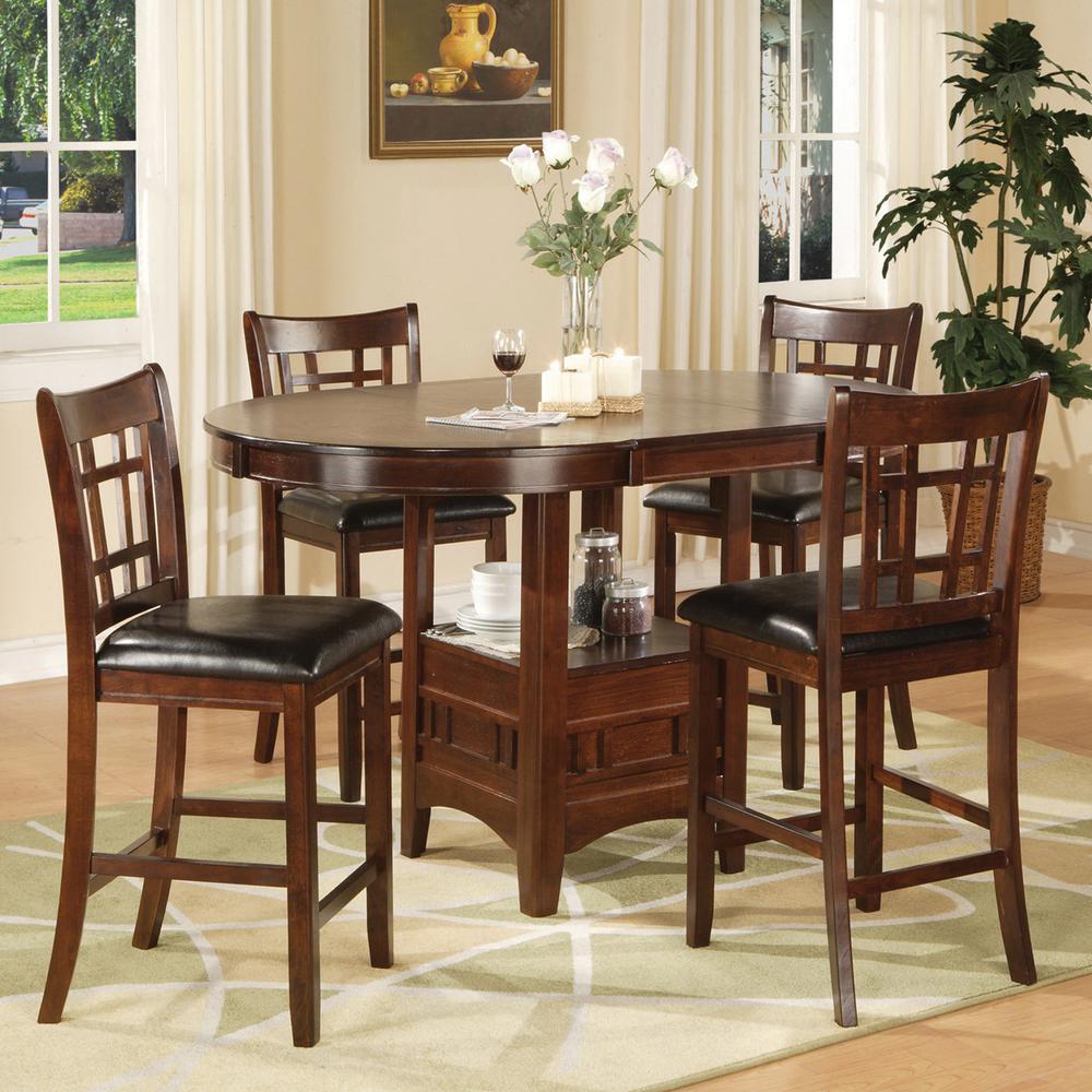 Home Source International Home Source Jacksonville Espresso 5-Piece ...