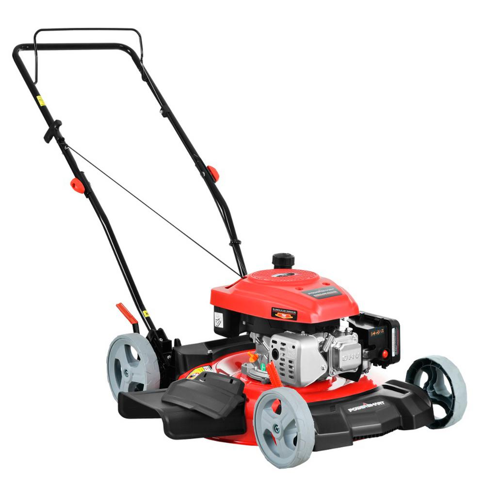 Stand Behind Lawn Mower >> Powersmart 21 In 2 In 1 161cc Gas Push Walk Behind Lawn Mower Stand Behind Lawn Mower >> Powersmart 21 In 2 In 1 161cc Gas Push Walk Behind Lawn Mower