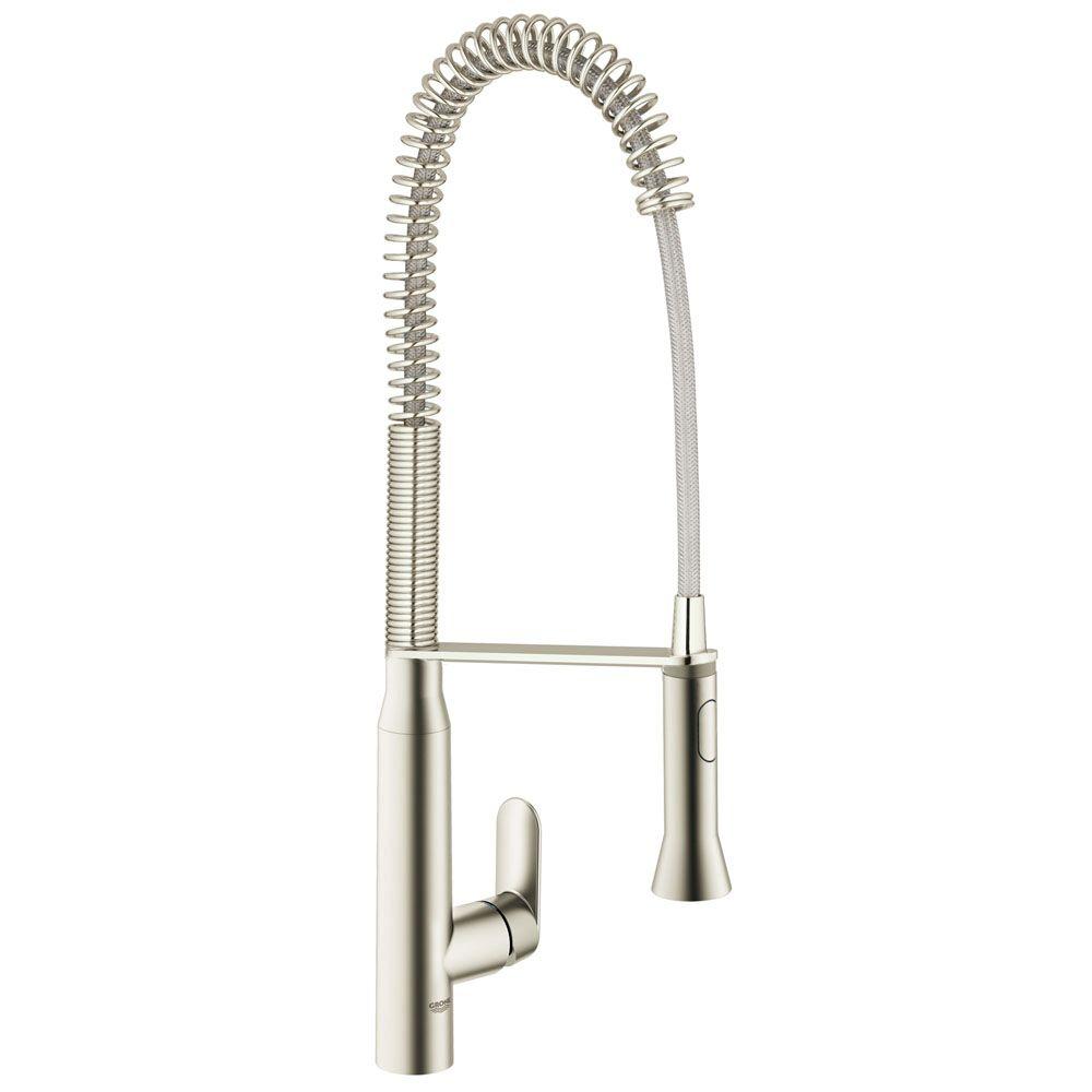 GROHE K7 Medium SingleHandle PullDown Sprayer Kitchen Faucet with