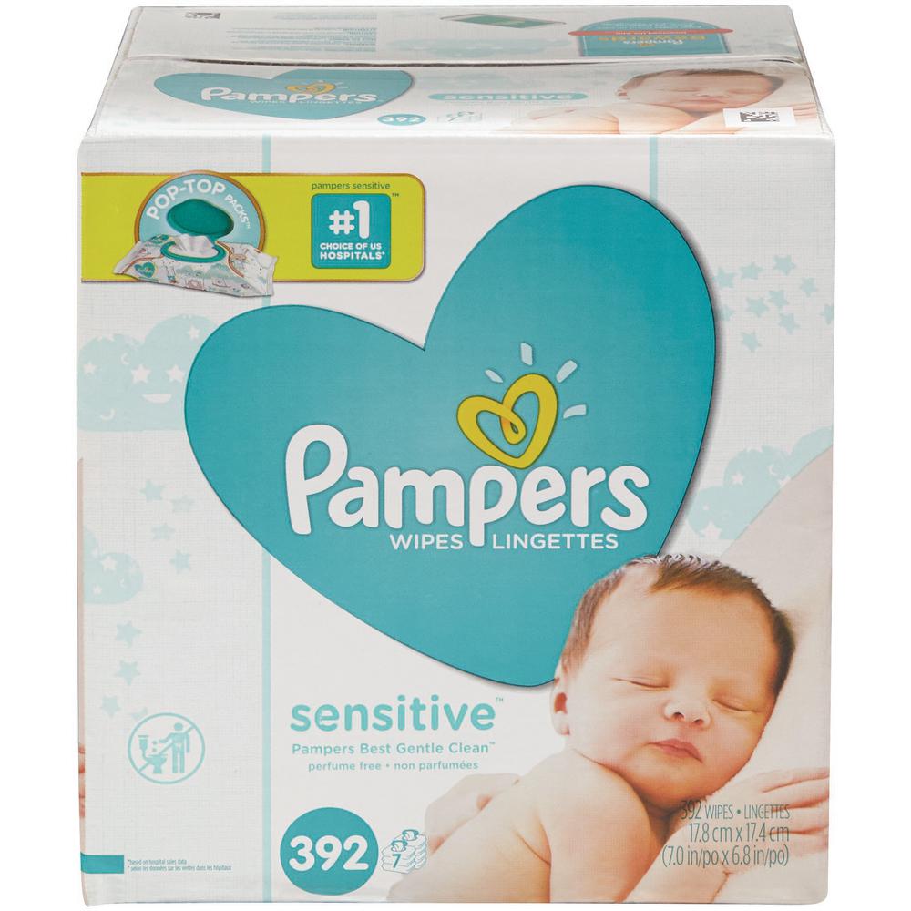 pampers sensitive wipes price