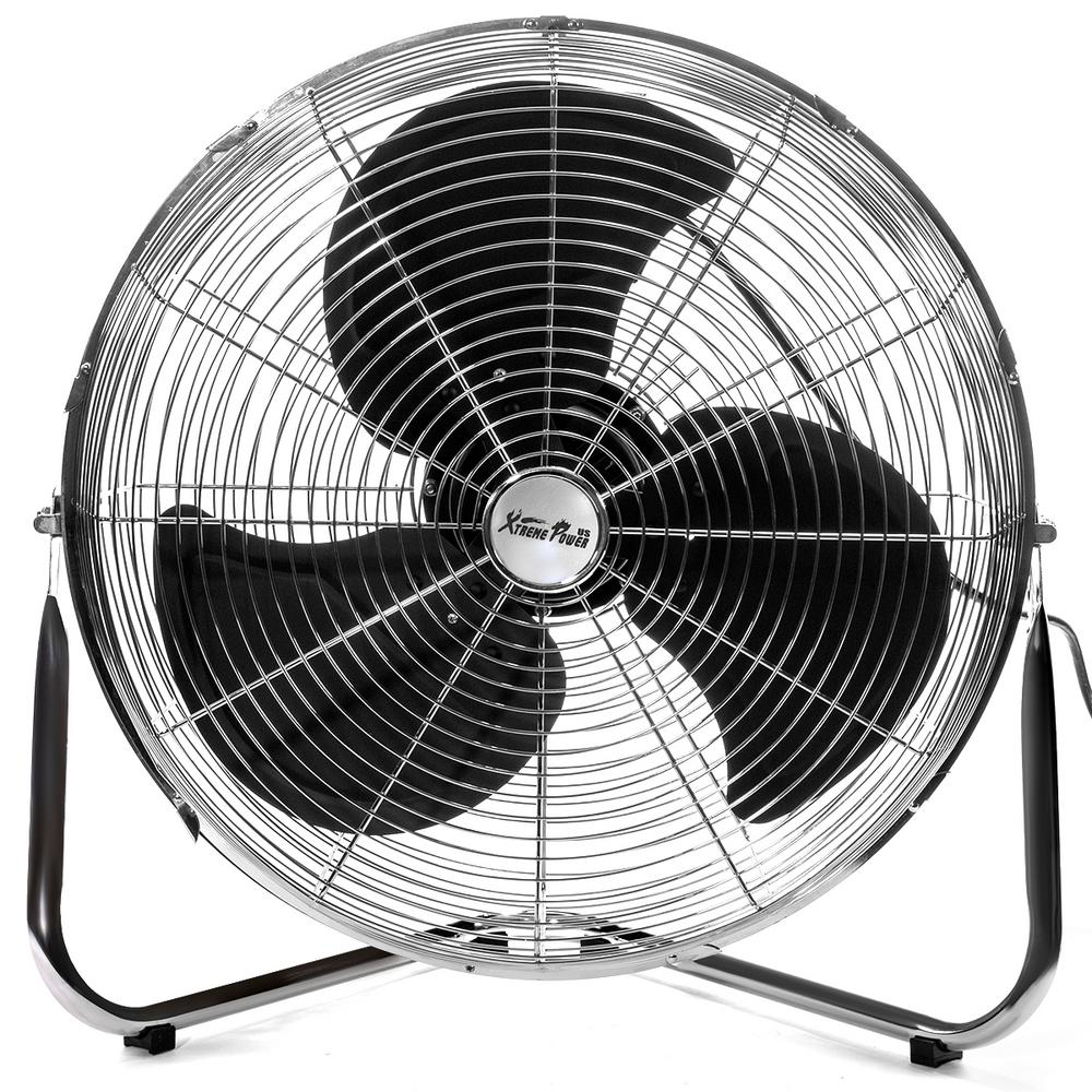 Xtremepowerus 20 In 3 Sd High Velocity Floor Desk Fan With Adjule Tilt