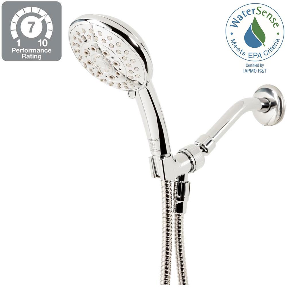 Danco Versaspray Adjule Portable Handheld Shower Head For Round Danco Versaspray Adjule Portable Handheld Shower Head For Round Garden Tub Spouts White 42 Inches
