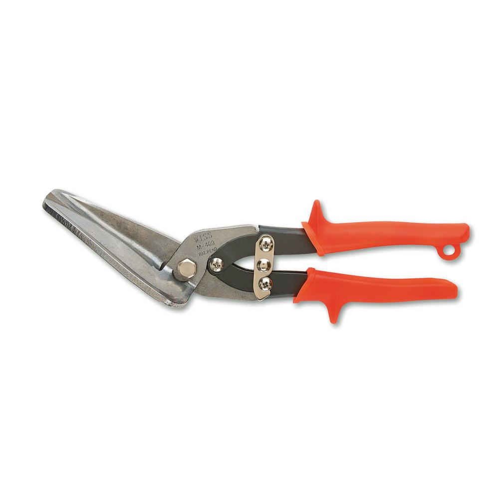 Wiss Long Cut Offset Aviation Snips-M400N - The Home Depot