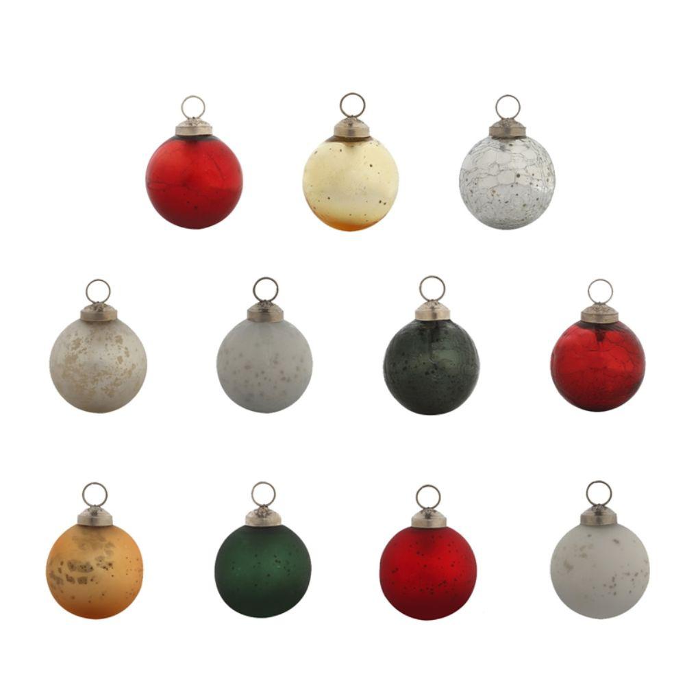 round christmas ornaments