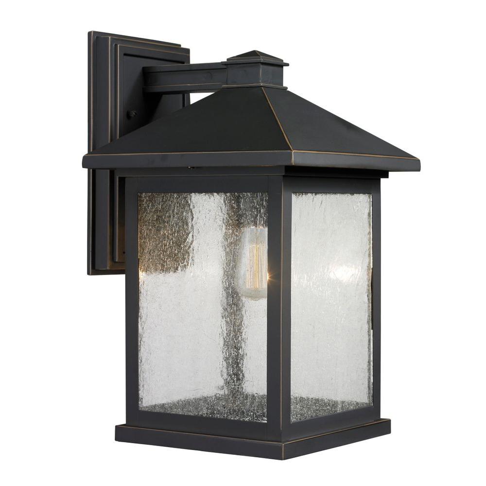 Filament Design Malone 1-Light Oil-Rubbed Bronze Outdoor Sconce-CLI ...