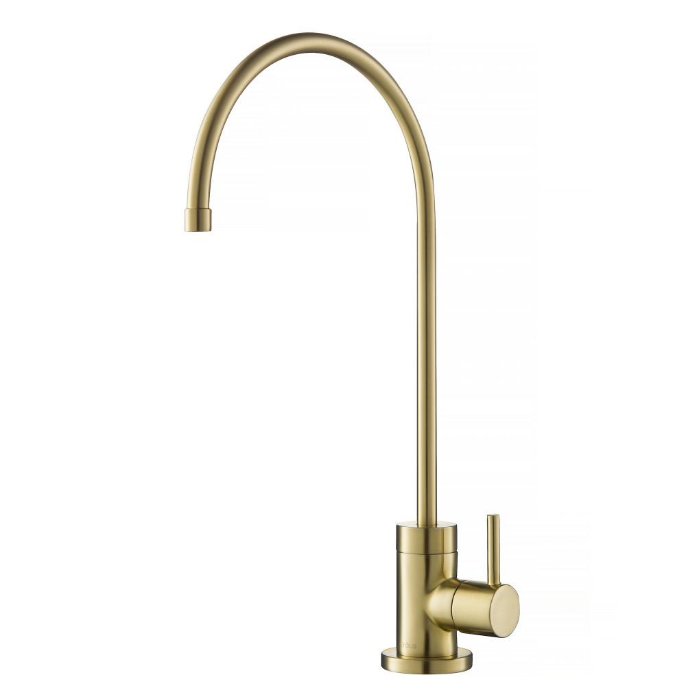 KRAUS Purita SingleHandle Water Dispenser Faucet for Water Filtration System in Brushed Brass