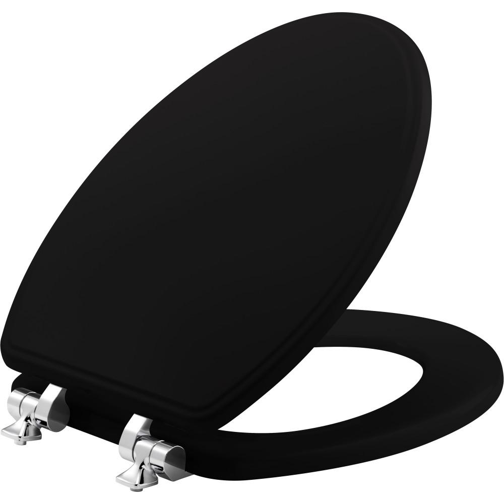 toilet seat elongated black