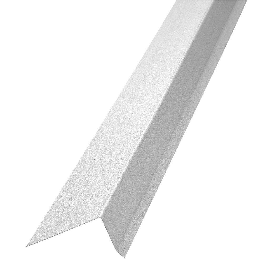 Construction Metals 1 in. x 10 ft. Galvanized Roof Drip Edge FlashingRE12G The Home Depot