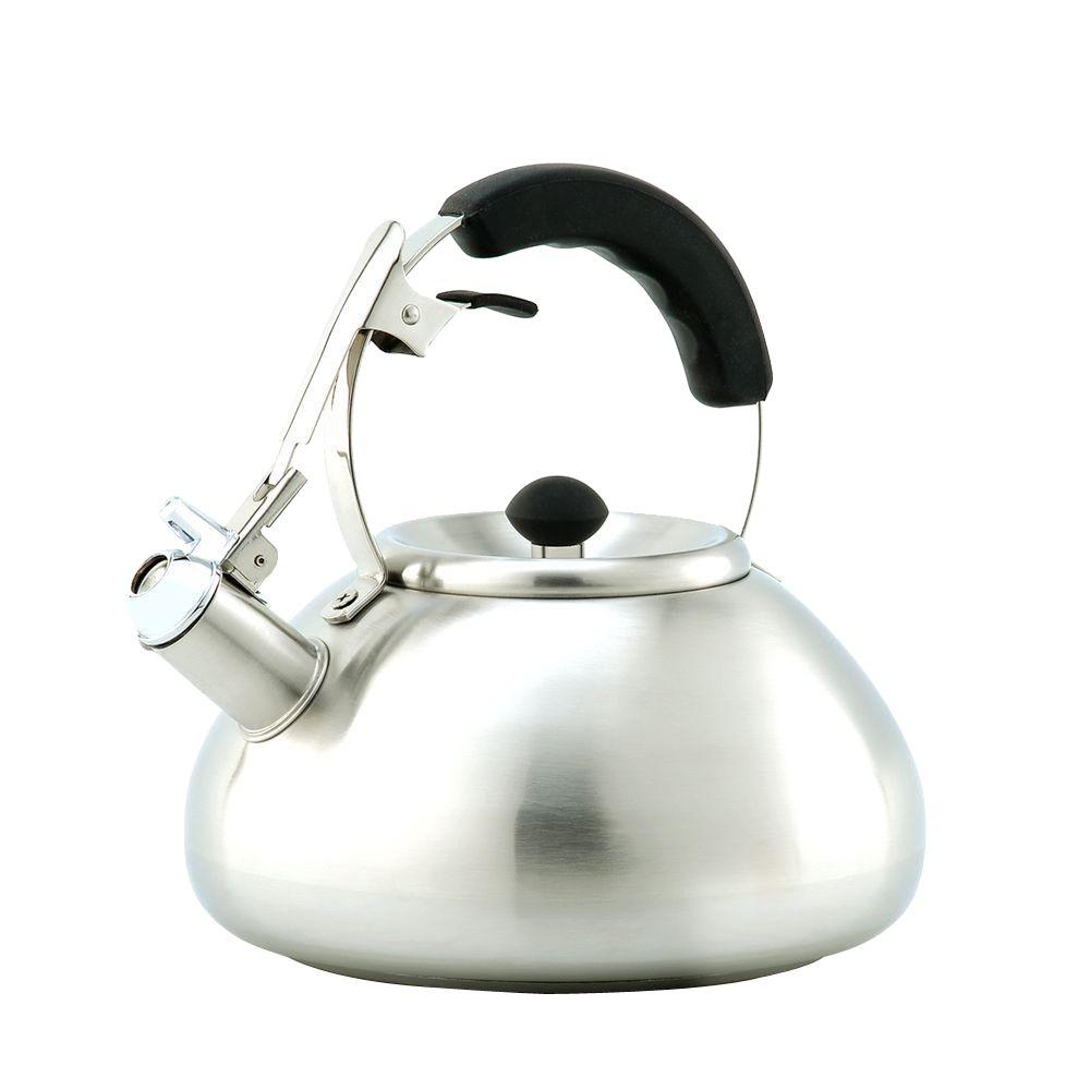 Creative Home Savanah 12Cup Stovetop Tea Kettle in Silver72218 The Home Depot
