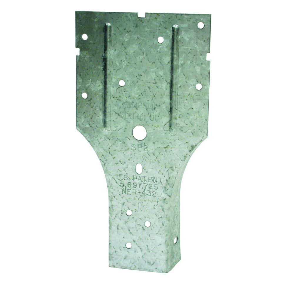 Simpson Strong-Tie 20-Gauge Stud Plate Tie-SP2 - The Home Depot Simpson Strong-Tie 20-Gauge Stud Plate Tie-SP2 - The Home Depot