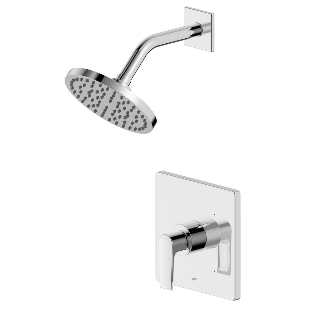 Delta Foundations Single Handle 1 Spray Shower Faucet In Chrome