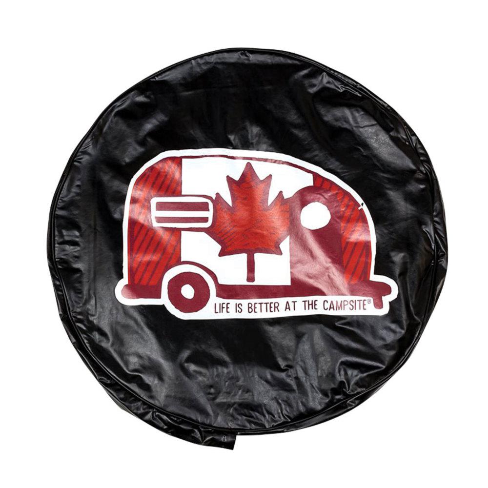 Camco LIBATC RV Canada Flag Spare Tire Cover fits 27 in. (Size J) Tire53349P The Home Depot