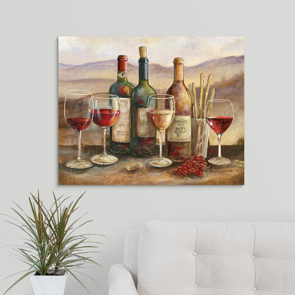 Tuscan Banquet By Gregory Gorham Canvas Wall Art