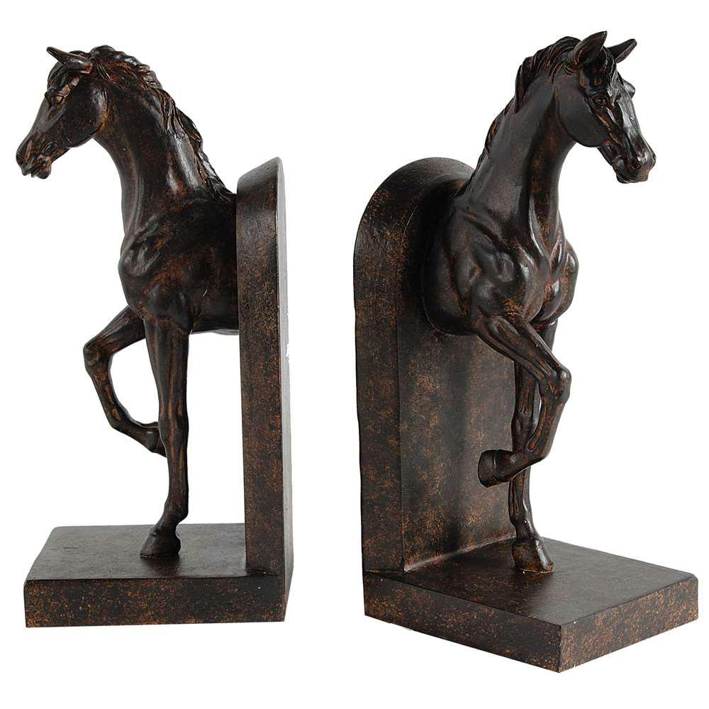 A B Home 5 In X 10 5 In Decorative Horse Bookends 2 Pack