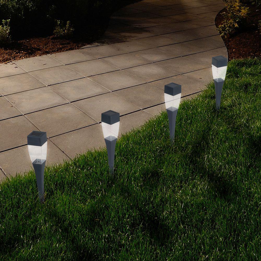 24pack Solar LED Light Lawn Patio Pathway Landscape Garden Walkway Lamp Outdoor