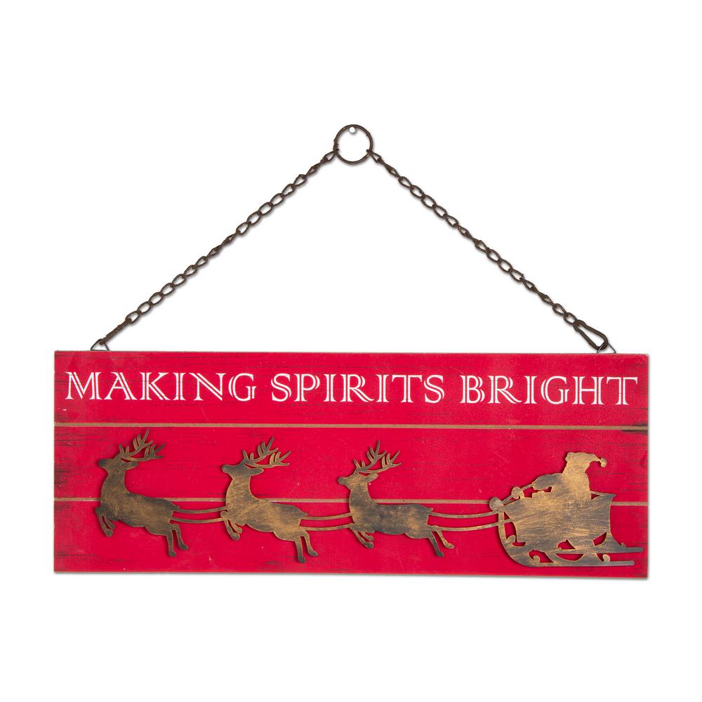 Tag 9 In X 24 Making Spirits Bright Hanging Wall Art