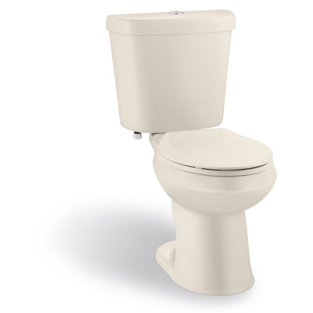 Glacier Bay 2piece 1.1 GPF/1.6 GPF High Efficiency Dual Flush