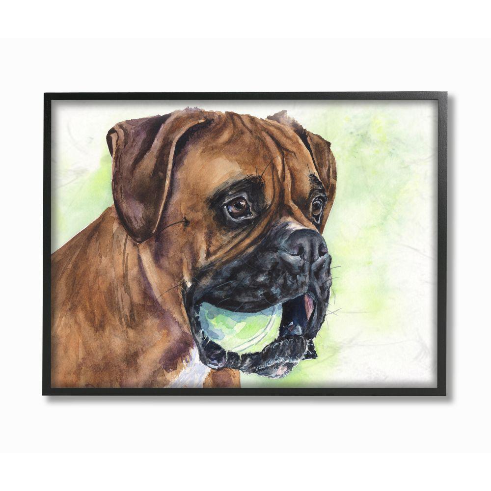 boxer dog wall art
