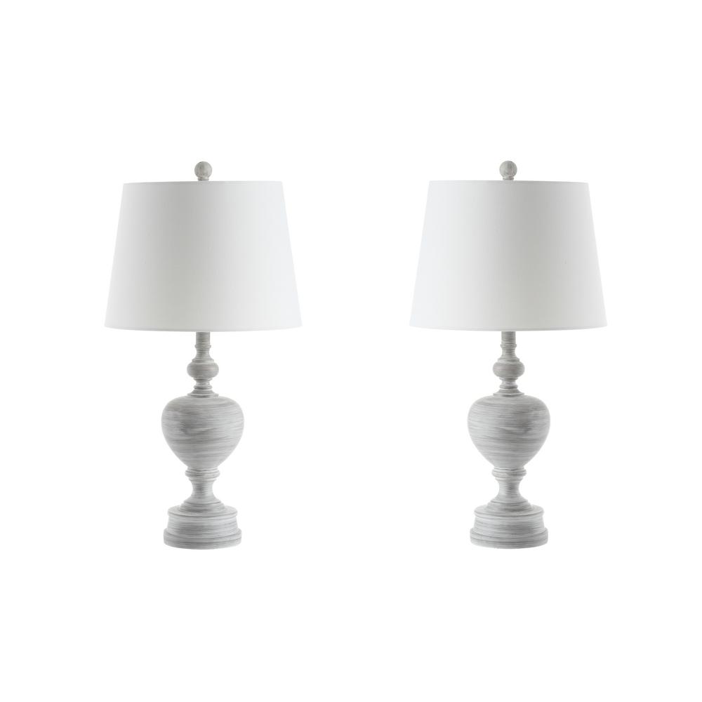 white washed table lamps