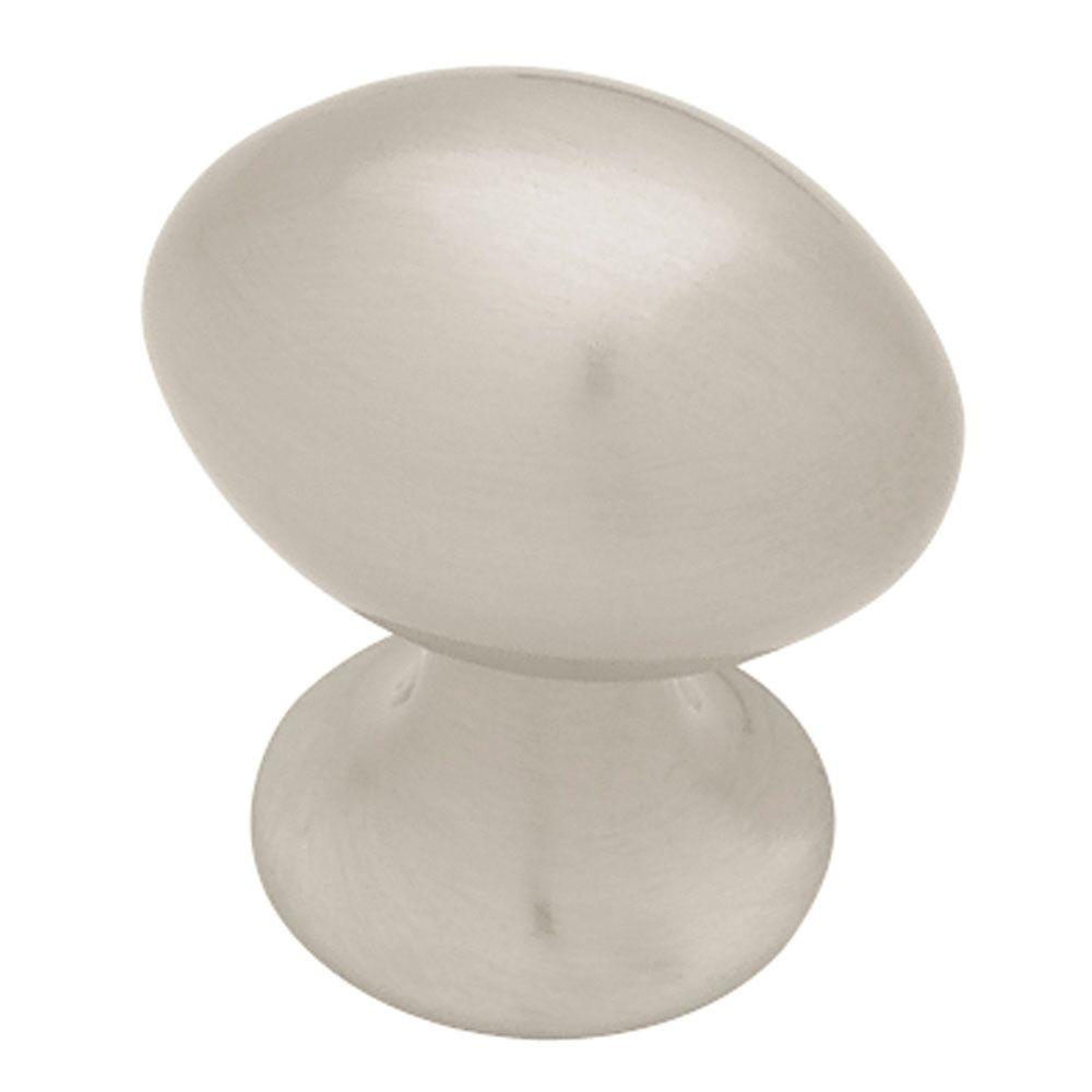 UPC 781266277695 product image for Liberty Fusilli 1 in. (26mm) Satin Nickel Small Football Cabinet Knob | upcitemdb.com