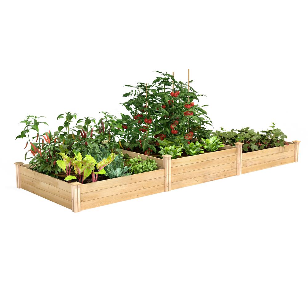 Greenes Fence 4 Ft X 12 Tall Tiers Original Cedar Raised Garden Bed Rc4t8s34b The Home Depot - Home Depot Garden Bed Fencing Greenes Fence 4 Ft X 12 Tall Tiers Original Cedar Raised Garden Bed Rc4t8s34b The Home Depot - Home Depot Garden Bed Fencing