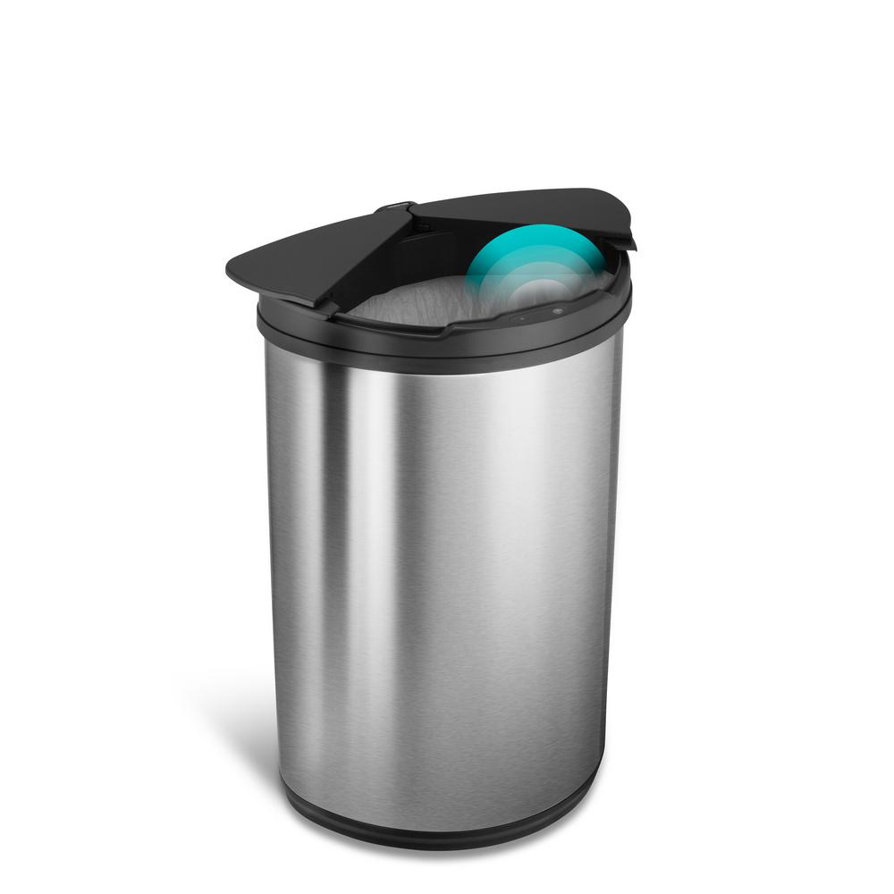 Ninestars 12 4 Gal Stainless Steel Motion Sensing Touchless Ninestars 12 4 Gal Stainless Steel Motion Sensing Touchless Infrared Trash Can