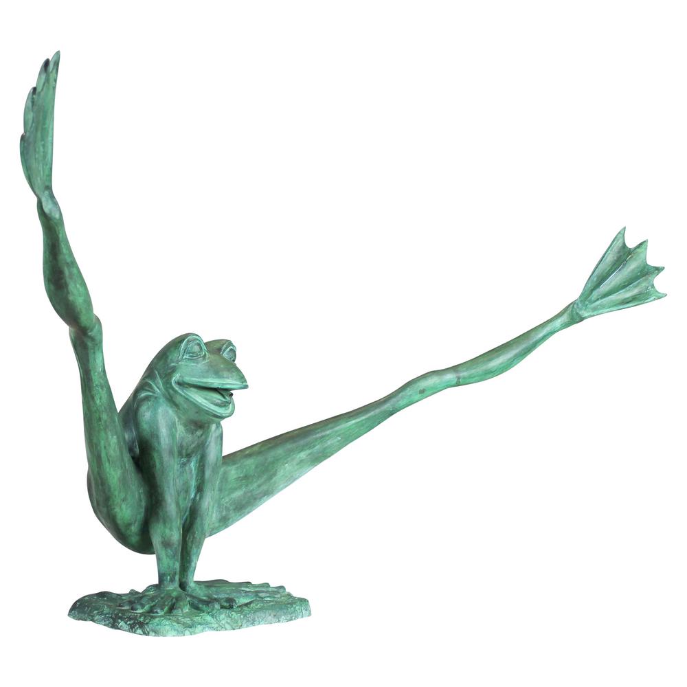 crazy frog garden ornament