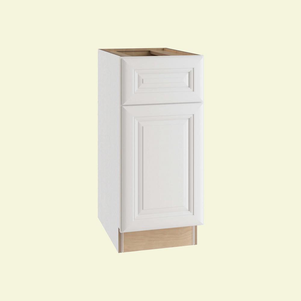 Home Decorators Collection Brookfield Assembled 21x34 5x24 In Plywood Mitered Base Kitchen Cabinet Left Soft Close In Painted Pacific White B21l Bpw The Home Depot