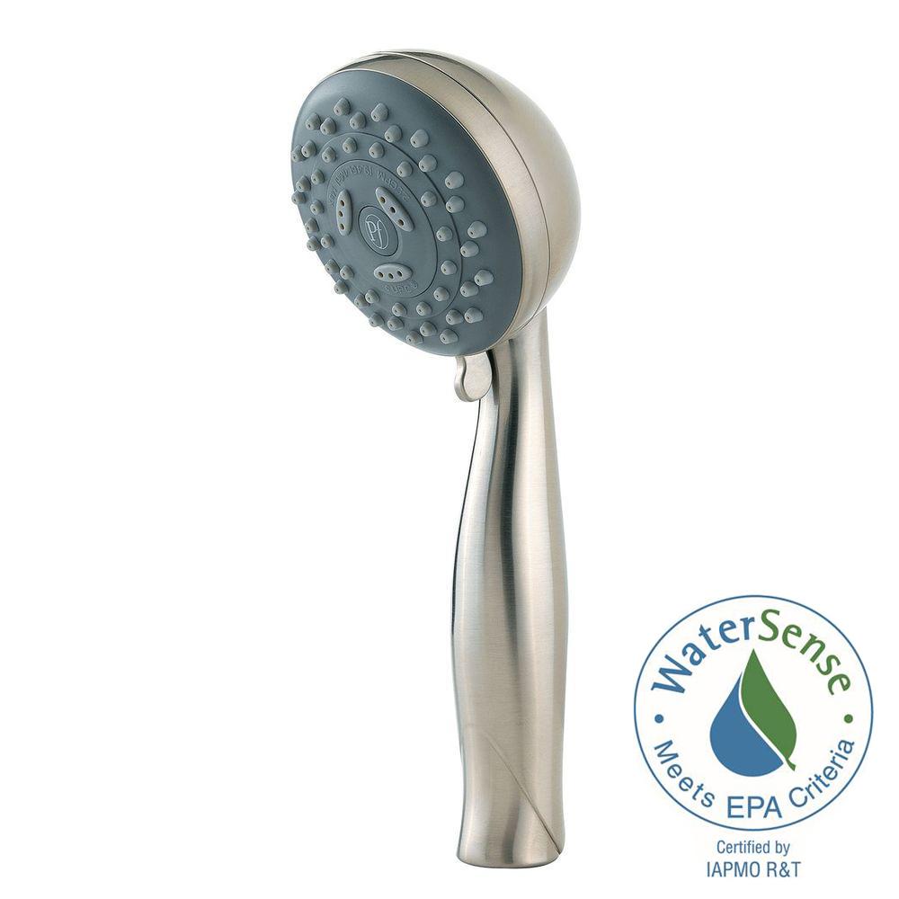 Pfister 3 Spray Hand Shower In Brushed Nickel G16 190k The Home Depot Pfister 3 Spray Hand Shower In Brushed Nickel