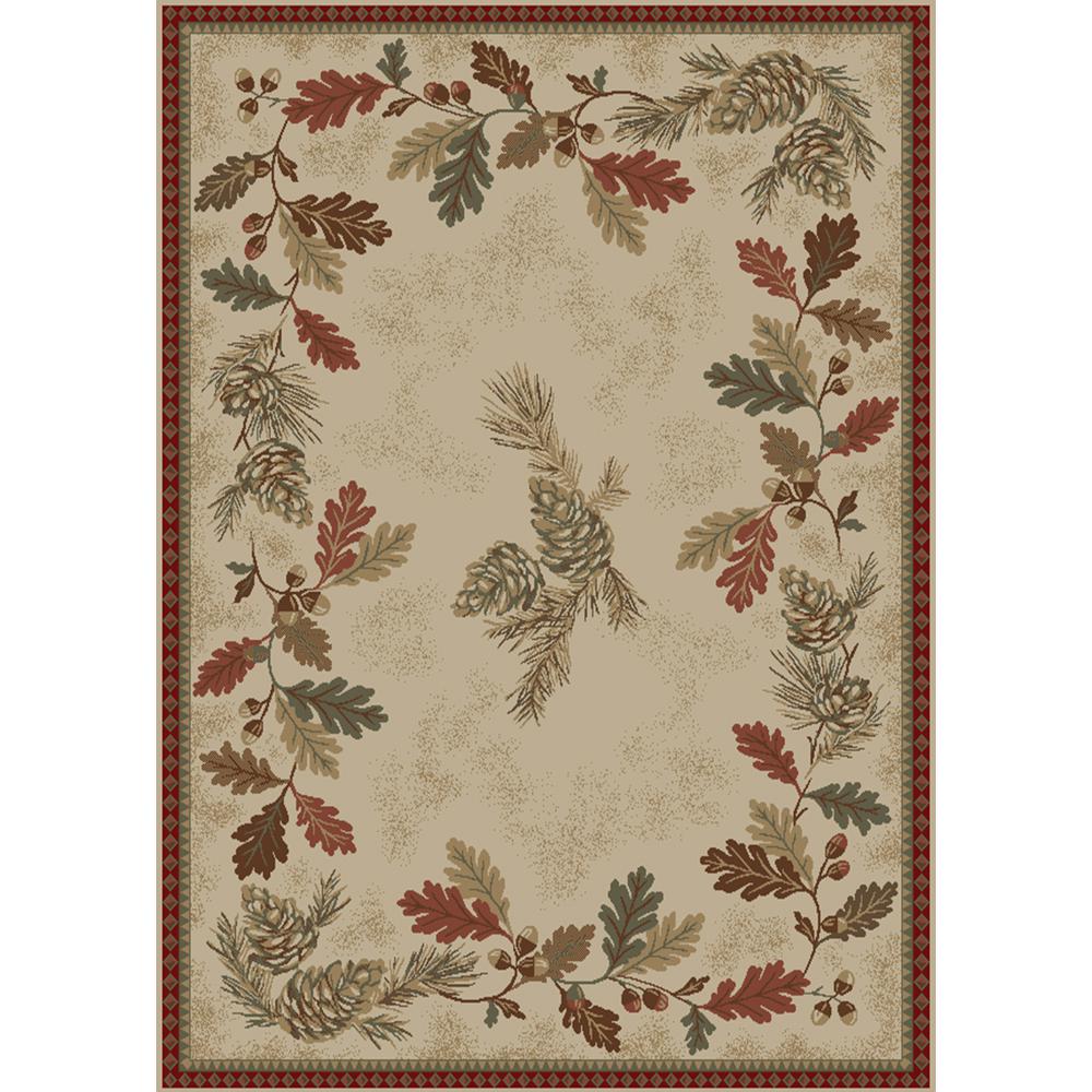 Mayberry Rug American Destination Multi Color Oak Mountain Multi Lodge 2 Ft X 4 Ft Area Rug Ad8041 2x4 The Home Depot