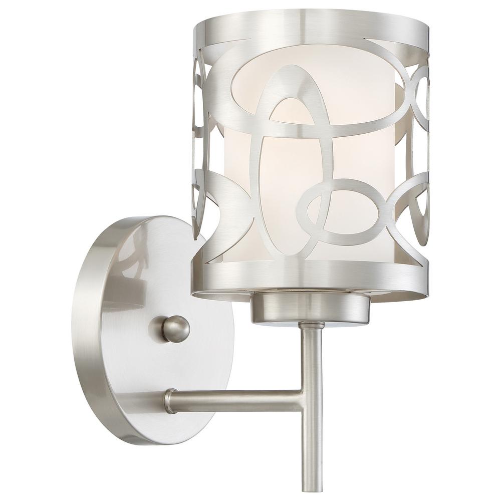 KOHLER Forte Collection 1Light Brushed Nickel Wall SconceK11365BN