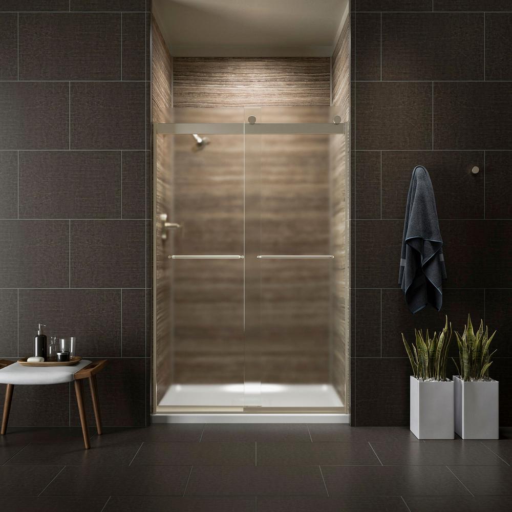 Kohler Levity 48 In X 74 Semi Frameless Sliding Shower Door Kohler Levity 48 In X 74 Semi Frameless Sliding Shower Door
