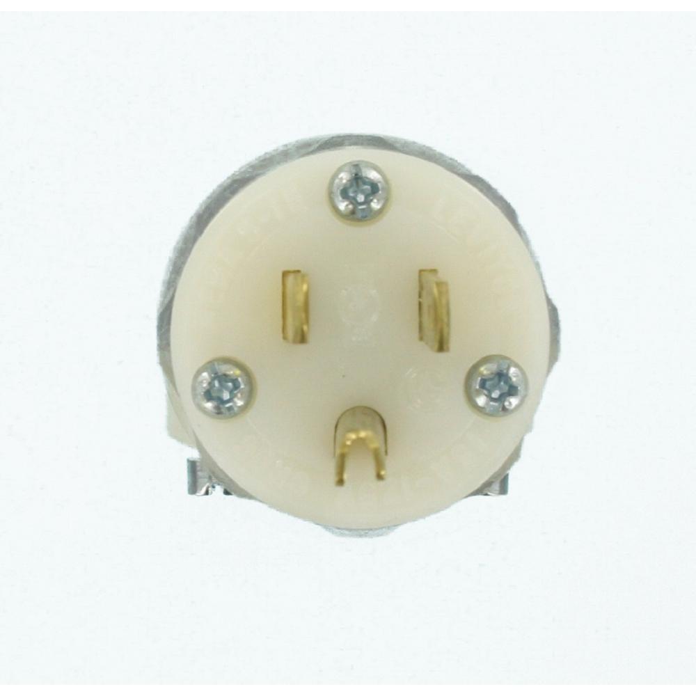 Leviton 15 Amp 125Volt Hospital Grade Straight Blade Grounding, Plug, Transparent/White8215