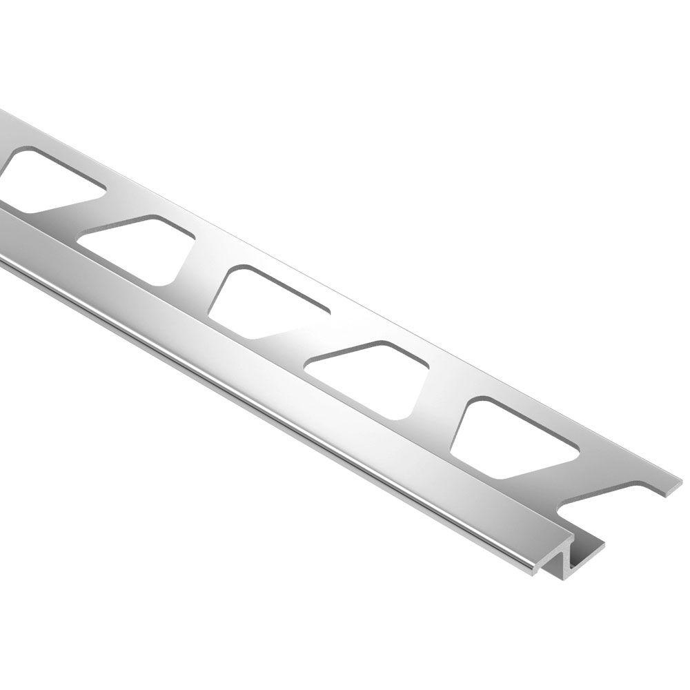 Schluter RenoTK Bright Chrome Anodized Aluminum 1/4 in. x 8 ft. 21/2