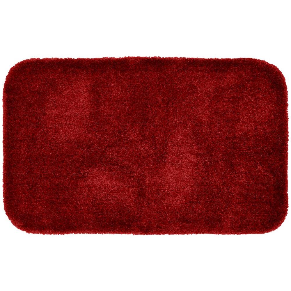 Garland Rug Finest Luxury Chili Pepper Red 24 in. x 40 in. Washable